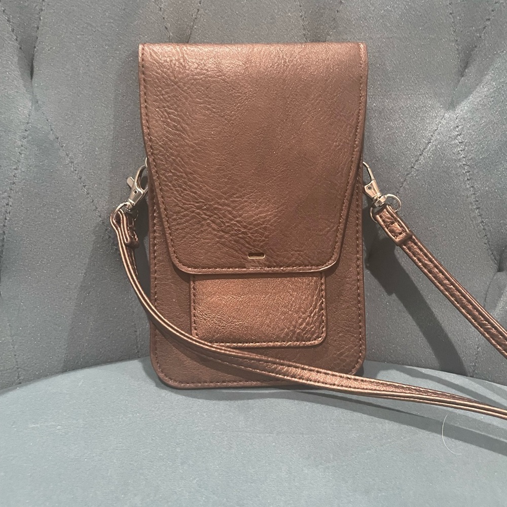 Leather crossbody